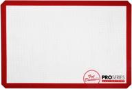high-quality fat daddio's non-stick half sheet silicone baking mat: 11.625 x 16.5 inch - perfect for easy baking! logo