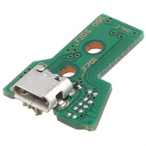 img 1 attached to 🎮 MMOBIEL PlayStation PS4 Controller Dualshock 4 Charging Port Replacement - JDS-050 / JDS-055 Flex Cable (12 Pin) with Included Screwdriver