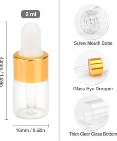 img 3 attached to 💧 Optimized Refillable Dropper Containers for Essential Cosmetics