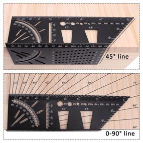 img 2 attached to KingTool Woodworking Measuring Carpenter Multi Function