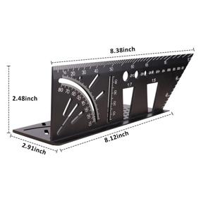 img 3 attached to KingTool Woodworking Measuring Carpenter Multi Function