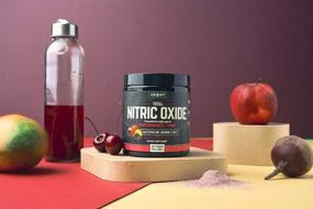 img 1 attached to 🍉 ONNIT Total Nitric Oxide: безкофеиновый препарат для тренировок с повышенным содержанием нитрогенного оксида, свекольным корнем, L-аргинином и L-цитруллином малатом - улучшение энергии и восстановление, вкус урожайных фруктов (20 порций)