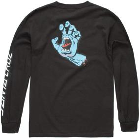 img 2 attached to SEO-Optimized: Santa Cruz Regular Long Sleeve Men's T-Shirts & Tanks with Screaming Design