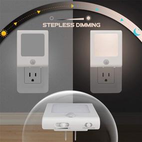 img 2 attached to Dimmable Nightlight Adjustable Brightness Stairway