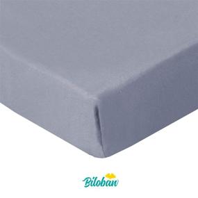 img 2 attached to Square Playard / Playpen Fitted Sheets, Ideal for New Room2 / TotBloc Portable Playard, 2 Pack, Super Soft Microfiber, Fitted Playpen Sheet, Grey.