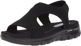 img 4 attached to Skechers Womens Appeal 2 0 Deja Sandal