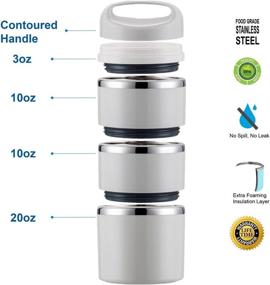 img 4 attached to Lille Stackable Stainless Compartment Insulated