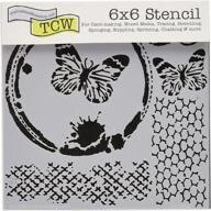 crafters workshop tcw6x6 554 journaling stencil logo