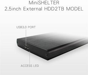 img 2 attached to Renewed MARSHAL Portable 2TB Aluminum Body External Hard Drive, MAL22000H2EX3-MK
