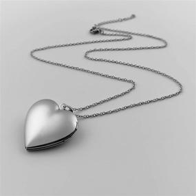 img 1 attached to ❤️ Cherish Memories with the POWER WING Love Heart Locket Necklace - Perfect Gifts for Mom & Girls