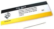 set of 3 john james saddlers harness needles logo