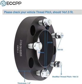 img 3 attached to ECCPP 5X150 мм 5X150 мм сверловочные проставки с центрирующим кольцом