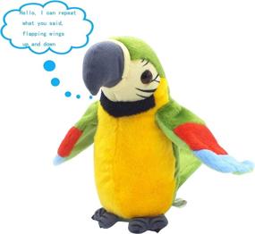 img 1 attached to 🦜 Repeating Animal Electronic Toy - Talking Parrot