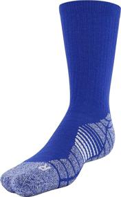 img 3 attached to Enhanced Performance Crew Socks for Adults - Set of 3 Pairs by Under Armour