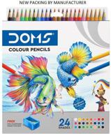 🖍️ soft core color pencil set for kids and adults - ideal for coloring books, drawing, writing, and sketching - 24 count logo