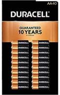 🔋 duracell mn1500 duralock copper top alkaline aa batteries - 40 pack: long-lasting power for your devices logo