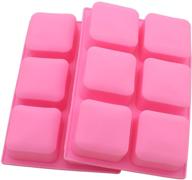 🧼 efficient 6-cavity silicone soap mold for diy bar making - 2 pack logo