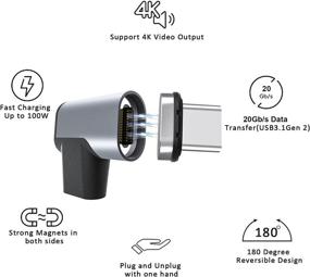 img 2 attached to ⚡ Magnetic Thunderbolt Transfer Adapter Connector