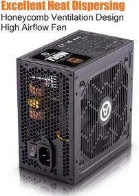 img 1 attached to 💡 ARESGAME AGV750 750W Semi Modular Power Supply 80+ Bronze PSU