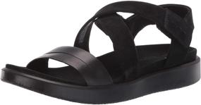 img 4 attached to 👡 Enhanced Comfort & Support: ECCO Women's Flowt Cross Sandal