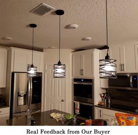 img 2 attached to Modern Mini Pendant Light Fixture Kitchen Island Pendant Lighting 6