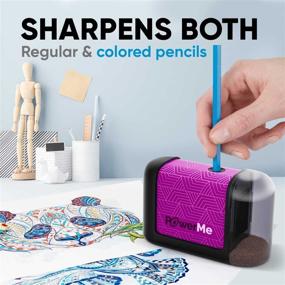 img 3 attached to Efficiently Sharpen Your Pencils with POWERME Electric Pencil Sharpener Classroom
