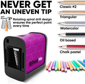 img 2 attached to Efficiently Sharpen Your Pencils with POWERME Electric Pencil Sharpener Classroom