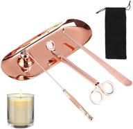 candle accessory set trimmer snuffer logo