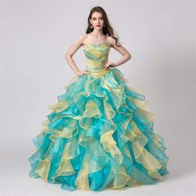 img 3 attached to Leyidress Quinceanera Dress: A Sweet & Formal Choice for Girls' Clothing