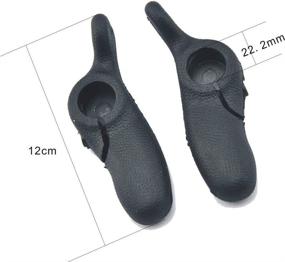 img 1 attached to 🚲 UPANBIKE Ergonomic Gel Bar Ends for 22.2mm Clamp Mountain Bikes and Road Bicycles