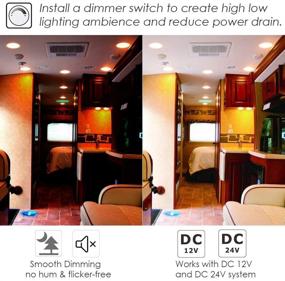 img 1 attached to 🔆 acegoo DC12V Регулятор яркости - 12-24V Высокоскоростной PWM-регулятор для светодиодных ламп, галогенных и накаливания ламп - Управление включением / выключением - Идеально подходит для автодомов, лодок, автомобилей, грузовиков, кемперов, прицепов и светодиодной ленты.