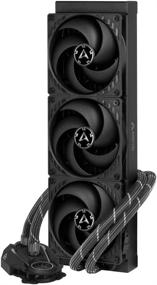 img 2 attached to 💧 ARCTIC Liquid Freezer II 360 - Versatile All-in-One CPU AIO Water Cooler, Intel & AMD Compatible, Efficient PWM Controlled Pump, Fan Speed: 200-1800 RPM (PWM Controlled) - Black