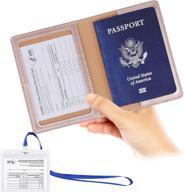 🩺 waterproof vaccination travel wallet with toovren vaccine protector - essential travel accessories logo