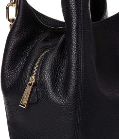img 2 attached to MICHAEL Lillie Large Leather Shoulder Women's Handbags & Wallets for Totes