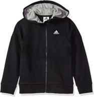 adidas boys athletics jacket royal sports & fitness in leisure sports & game room логотип