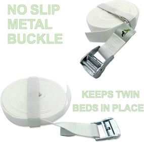 img 1 attached to 🛏️ Insieme Bed Strap: Twin to King Bed Conversion - Effortlessly Transform Two Twins into a King Size Bed in Minutes with Our Mattress Joiner - Experience Luxurious Comfort on Twin Beds using this Mattress Connecting Strap