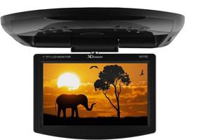 img 2 attached to Enhance In-Car Entertainment with XO Vision 7-inch Widescreen Overhead Monitor and IR Transmitter