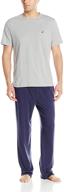 nautica mens heather lounge medium logo