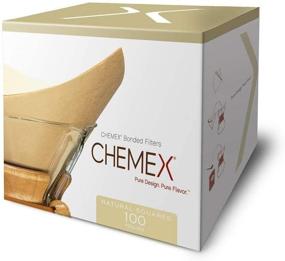 img 1 attached to Chemex Filter - 100 CT - Natural Square Coffee Filters for Enhanced Brewing Experience