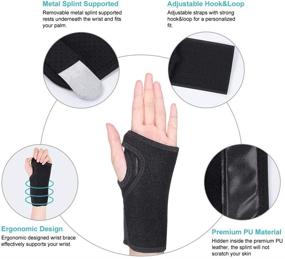 img 1 attached to 🛡️ Tendonitis Injury Support Protector: Reliable Stabilizer for Effective Relief