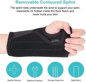 img 3 attached to 🛡️ Tendonitis Injury Support Protector: Reliable Stabilizer for Effective Relief