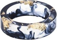 💍 ocean style 8mm transparent plastic resin wedding band ring - perfect for cocktail parties! logo