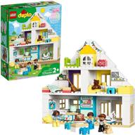 исследуйте творческую игру с lego duplo town modular playhouse 10929 dollhouse - образовательная игрушка для малышей (130 деталей) logo