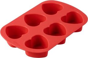 img 4 attached to ❤️ Wilton 6-Cavity Mini Silicone Heart Mold for Heart Shaped Cookies and Candy