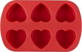 img 3 attached to ❤️ Wilton 6-Cavity Mini Silicone Heart Mold for Heart Shaped Cookies and Candy