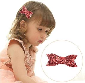 img 1 attached to 🎀 Stylish HABILY Chunky Bubblegum Necklace & Hairpin: Christmas Fashion Beads for Baby Girls with Gift Box