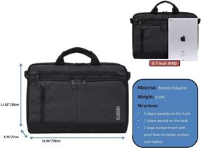 img 1 attached to 💼 Scioltoo Laptop Briefcases 15.6-inch - Men's Messenger Shoulder Bags