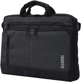 img 4 attached to 💼 Scioltoo Laptop Briefcases 15.6-inch - Men's Messenger Shoulder Bags