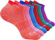 comfoex women's ankle socks: 6 pairs of cotton athletic running cushioned socks with tab - ultimate comfort for active women логотип