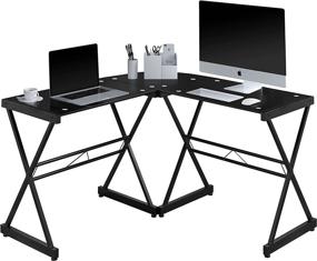 img 3 attached to Techni Mobili RTA-3805L-BK Sit-to-Stand Desk: Enhance Productivity with Black Elegance!